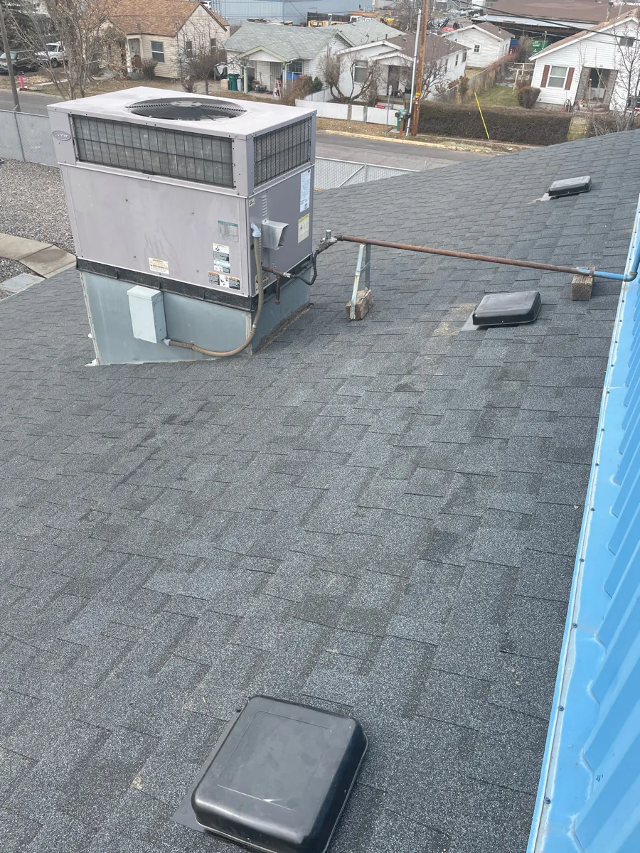 After photo of an Alturas shingle roof project by Linkville Roofing and Siding