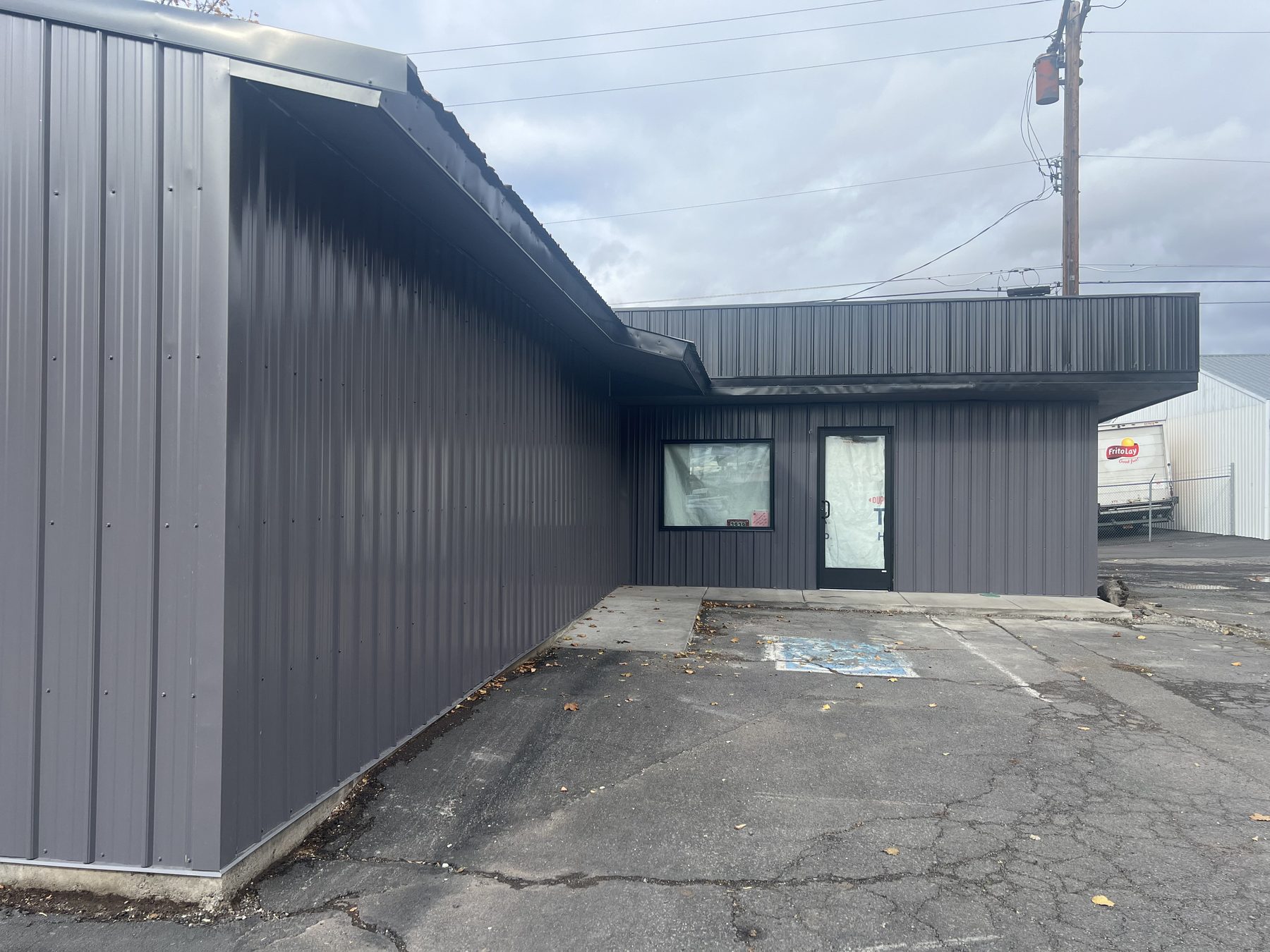 Commercial siding after project