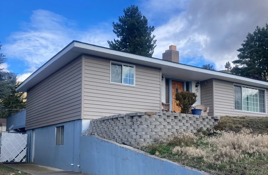 Residential siding after project