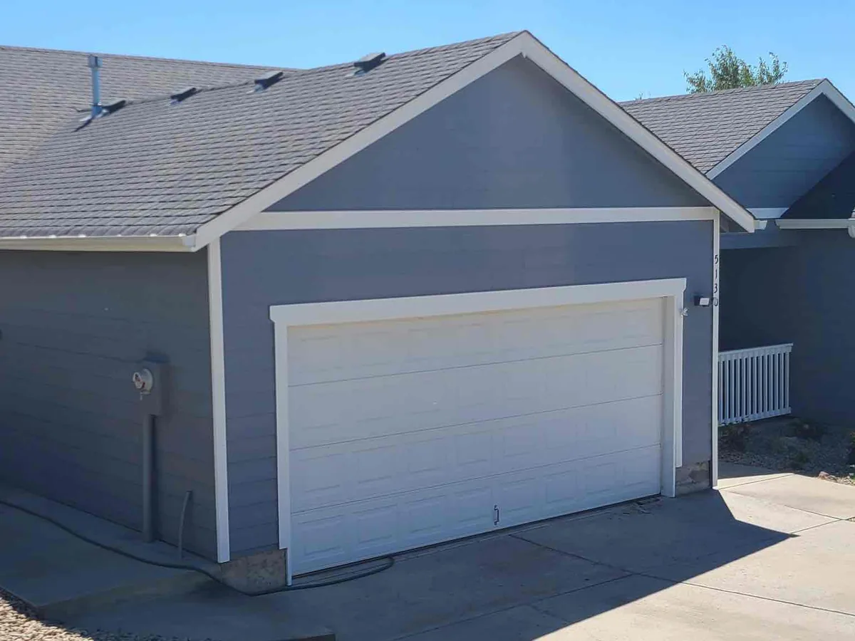 Exterior painting project after repainting